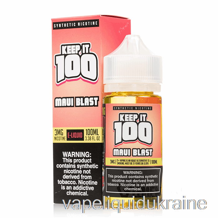 Vape Liquid Ukraine Maui Blast - Keep It 100 E-Liquid - 100mL 0mg